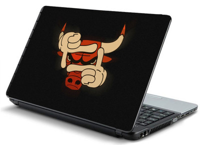 Namo Art Chicago-Bulls Nba Logo Laminated Vinyl Laptop Decal