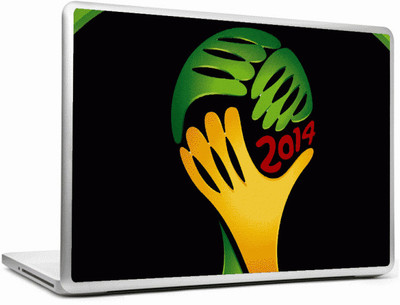 24% OFF on Headturnerz Fifa Wc 2014 Art Black Vinyl Laptop Decal