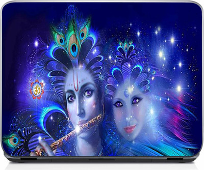 Shopnow Radha Krishna Wallpaper Vinyl Laptop Decal