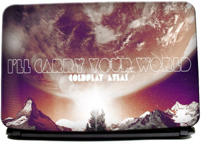 Hawtskin Coldplay I Will Carry Your World Laptop Skin Vinyl Laptop Decal (All Laptops)