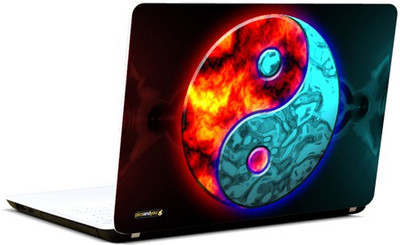 Pics And You 3D Yin And Yang Vinyl Laptop Decal (Laptops And Macbooks)
