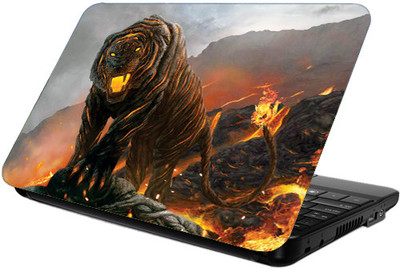 70% OFF on Printland Burning Vinyl Laptop Decal
