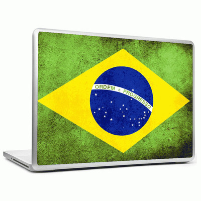24% OFF on Headturnerz Brazil Flag Fifa Vinyl Laptop Decal
