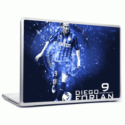 24% OFF on Headturnerz Diego Forlan Inter Milan Football Club Vinyl Laptop Decal