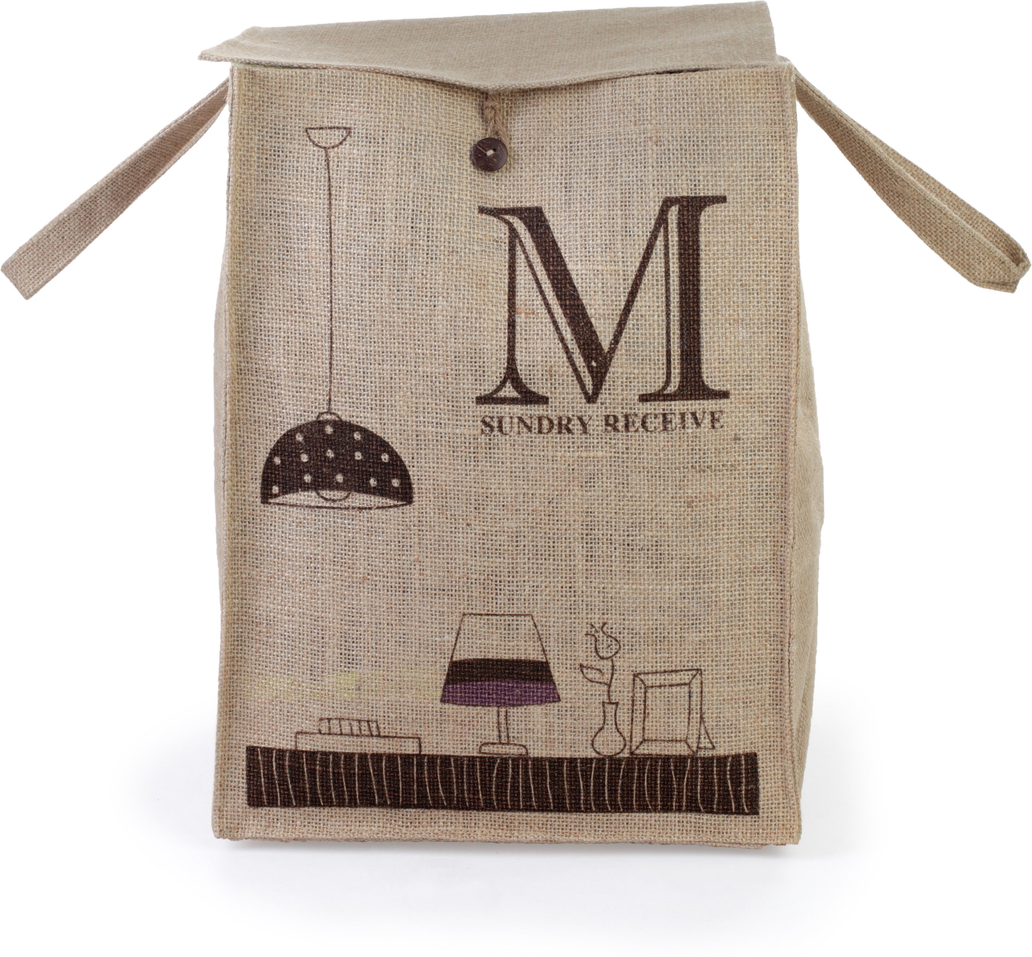 40% OFF on Fennel 4 L Beige Laundry Basket