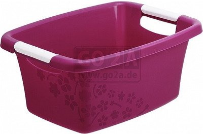 Rotho 12 L Pink Laundry Basket