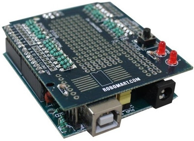14% OFF on Robomart Arduino Board With Prototyping Shield 14% OFF on Robomart Arduino Board With Prototyping Shield