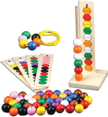 11% OFF on Eduedge Let'S Lace - Small Round Beads with Pattern Cards
