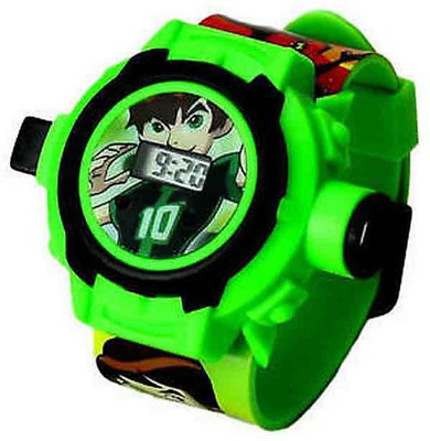 Ktkashish Toys Kashish Green Ben 10 Projecter Watch (Green)