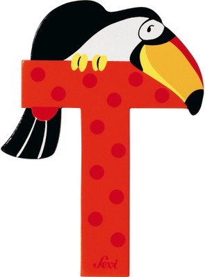 Sevi Letter T Toucan Sevi Letter T Toucan