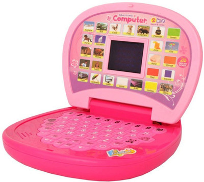 LAVIDI Smart Education Mini Laptop Toy For Kids (Pink)