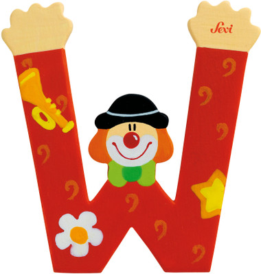 Sevi Letter W Clown Sevi Letter W Clown
