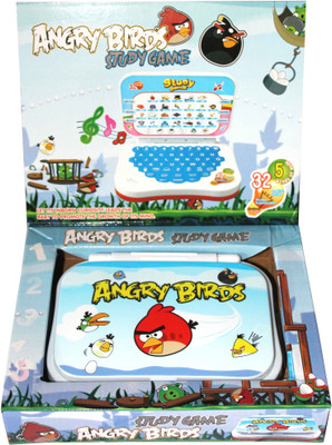 Scrazy Angry Birds Study Game Mini Laptop Toy (Multicolor)