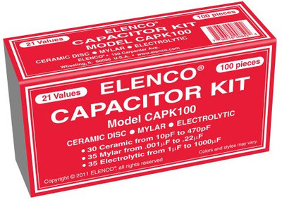 Elenco 100 Capacitor Component Kit Elenco 100 Capacitor Component Kit
