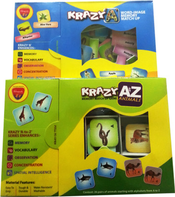 30% OFF on Mind Wealth Krazy Caombo Games Set 9 (A to Z Animals and Word Image) 30% OFF on Mind Wealth Krazy Caombo Games Set 9 (A to Z Animals and Word Image)