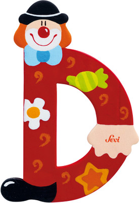 Sevi Letter D Clown Sevi Letter D Clown