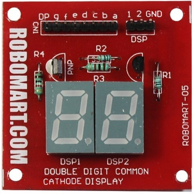 16% OFF on Robomart Double Digit Common Cathode Seven Segment Display