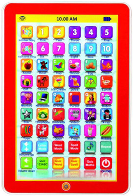 A R Enterprises My Smart Pad Mini English Learning Computer Touch Tablet Gift Play Toy For Kids (Multicolor)