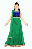 Aarika Self Design Girl's Lehenga, Choli and Dupatta Set Aarika Self Design Girl's Lehenga, Choli and Dupatta Set