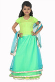 14% OFF on Saraogi's Self Design, Solid Girl's Ghagra Choli