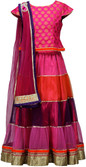 40% OFF on Peaches Self Design Girl's Lehenga Choli 40% OFF on Peaches Self Design Girl's Lehenga Choli