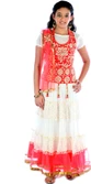 57% OFF on Saarah Self Design Girl's Lehenga, Choli and Dupatta Set