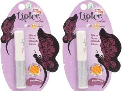 16% OFF on LipIce Micro Shine With UV Shield Flirt Mauve Natural