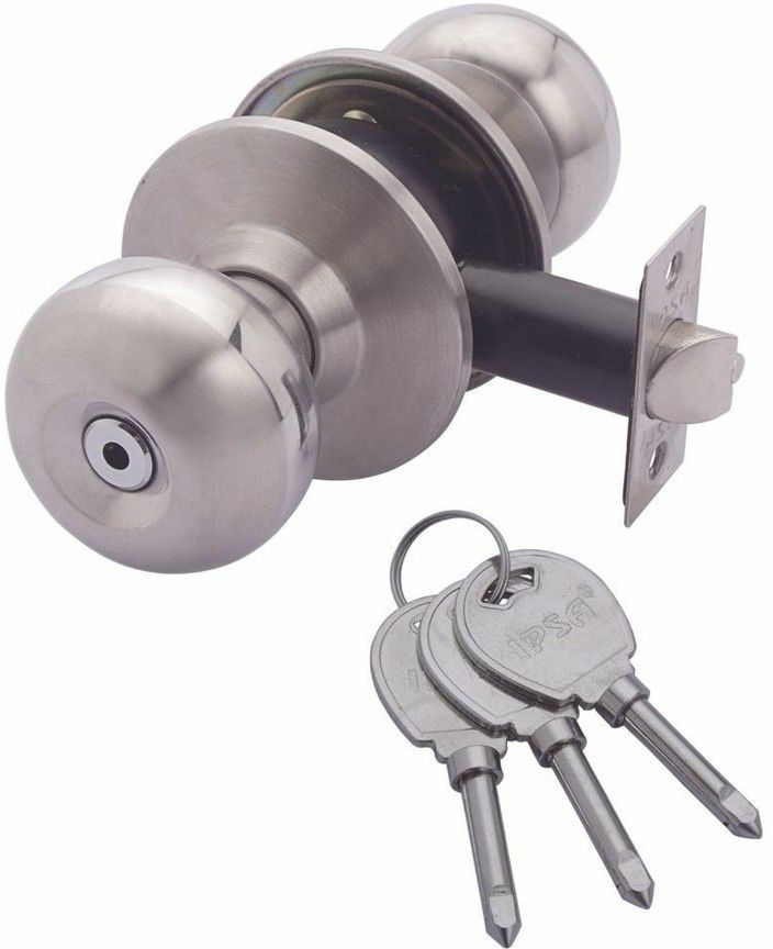 30% OFF on IPSA Cylindrical Lock Entrance With Key -Ipck01 Lock Silver