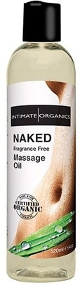 Intimate Organics Naked Massage Oil Lubricant Intimate Organics Naked Massage Oil Lubricant