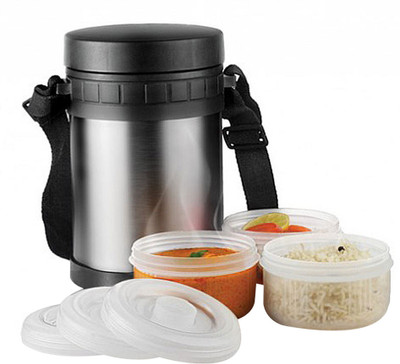 40% OFF on Power Plus MEEH411213 3 Containers Lunch Box 1800 ml