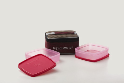 Signoraware Hot n Fresh Lunch Box (with Bag) 2 Containers Lunch Box Signoraware Hot n Fresh Lunch Box (with Bag) 2 Containers Lunch Box