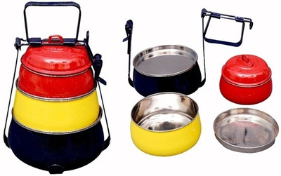 43% OFF on King International Multicolor Pyramid Tiffin Box/ Lunch Box - (3 Tier) 3 Containers Lunch Box 43% OFF on King International Multicolor Pyramid Tiffin Box/ Lunch Box - (3 Tier) 3 Containers Lunch Box