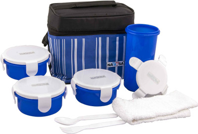 18% OFF on Nayasa Toasty-Big 4 Containers Lunch Box 500 ml 18% OFF on Nayasa Toasty-Big 4 Containers Lunch Box 500 ml