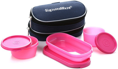 Signoraware 532 Double Decker 3 Containers Lunch Box Signoraware 532 Double Decker 3 Containers Lunch Box