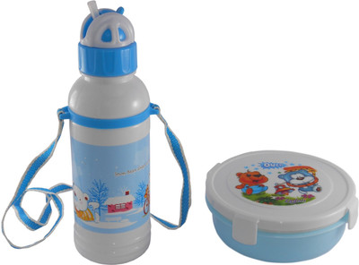 Infinxt Snow Bears Happy Kids 1 Containers Lunch Box (650 Ml)