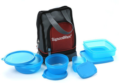 3% OFF on Signoraware 536 Carry 4 Containers Lunch Box 3% OFF on Signoraware 536 Carry 4 Containers Lunch Box