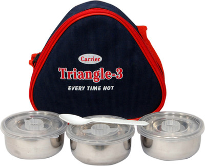 47% OFF on Carrier Triangles-3 Red 3 Containers Lunch Box 47% OFF on Carrier Triangles-3 Red 3 Containers Lunch Box
