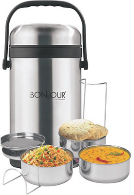 Bonjour Dreamliner-3 3 Containers Lunch Box Bonjour Dreamliner-3 3 Containers Lunch Box