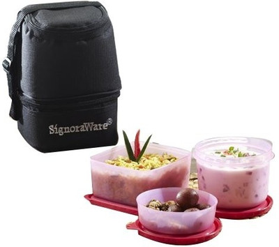 Signoraware 525 3 Containers Lunch Box Signoraware 525 3 Containers Lunch Box