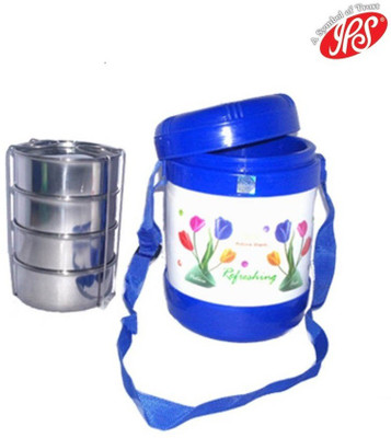 IPS Housewares Special Four Blue 4 Containers Lunch Box IPS Housewares Special Four Blue 4 Containers Lunch Box