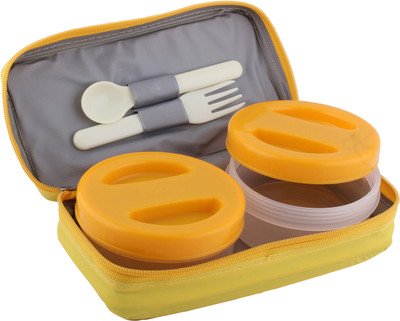 3% OFF on eGizmos Lunch Plus_insulated soft pouch tiffin_2 plastic containers(Yellow) 2 Containers Lunch Box 3% OFF on eGizmos Lunch Plus_insulated soft pouch tiffin_2 plastic containers(Yellow) 2 Containers Lunch Box
