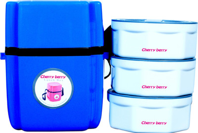 80% OFF on Cherry Berry Grand Abs Blue 3 Containers Lunch Box 500 ml 80% OFF on Cherry Berry Grand Abs Blue 3 Containers Lunch Box 500 ml