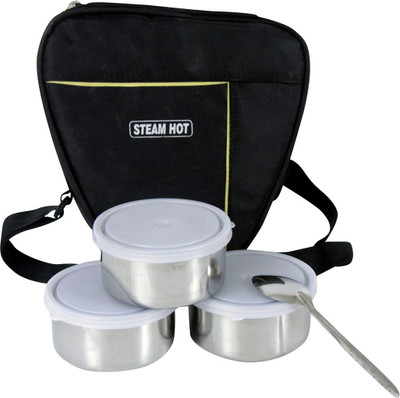19% OFF on Steam Hot SH3 3 Containers Lunch Box 750 ml 19% OFF on Steam Hot SH3 3 Containers Lunch Box 750 ml