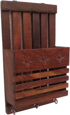29% OFF on Pindia Wooden Fancy Wall Hanging Paper Letter Holder Shelf And Stand Storage Wall Hanging Magazine Holder 29% OFF on Pindia Wooden Fancy Wall Hanging Paper Letter Holder Shelf And Stand Storage Wall Hanging Magazine Holder