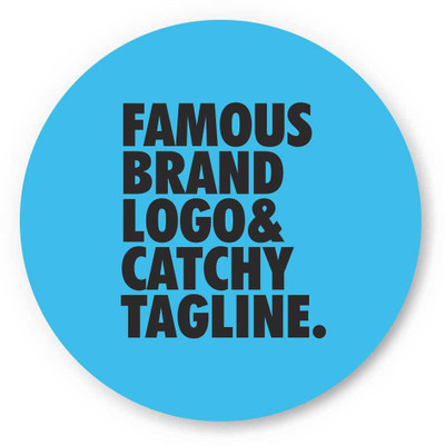 33% OFF on PosterGuy Famous Brand Logo Blue Fridge Magnet Fridge Magnet