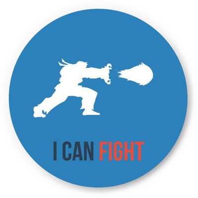 33% OFF on PosterGuy I Can Fight Gaming Typography Fridge Magnet