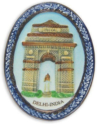 The Bombay Store India Gate Oval Fridge Magnet
