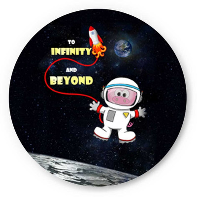 33% OFF on PosterGuy To Infinity and Beyond Graphic Fridge Magnet