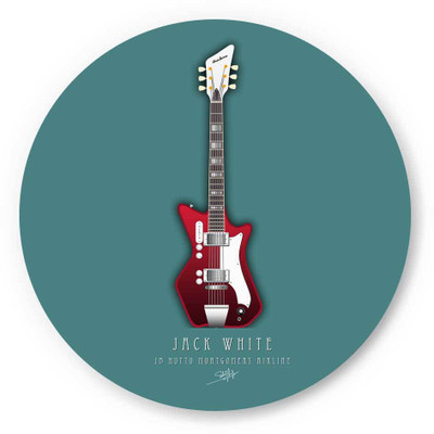 33% OFF on PosterGuy Jack White Guitar Fridge Magnet