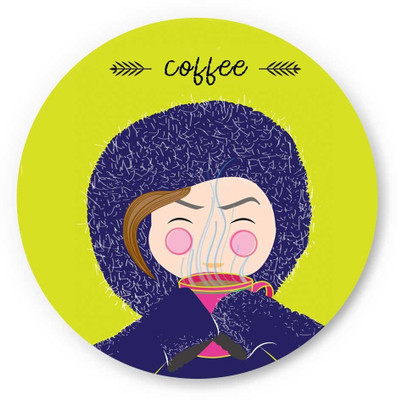 33% OFF on PosterGuy Coffee Illustration Fridge Magnet